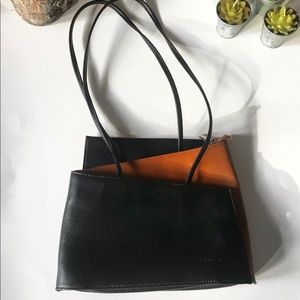 Tolblanc Paris Black and Brown Purse